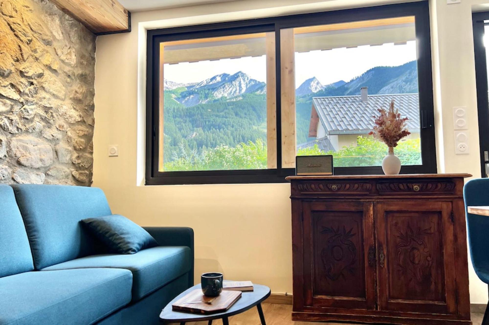 T2 With View At The Foot Of The Slopes Appartement Le Monêtier-les-Bains Buitenkant foto