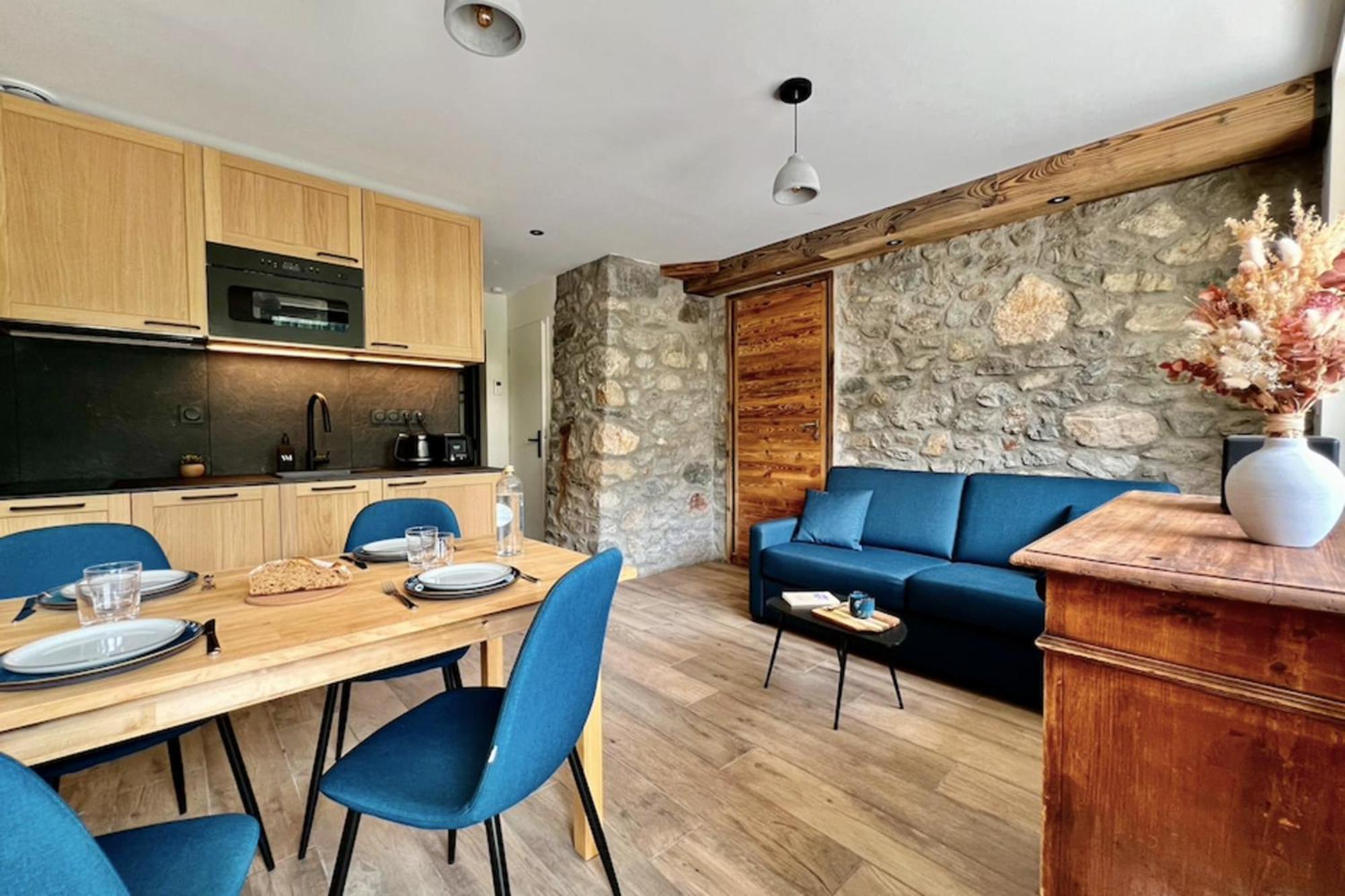 T2 With View At The Foot Of The Slopes Appartement Le Monêtier-les-Bains Buitenkant foto